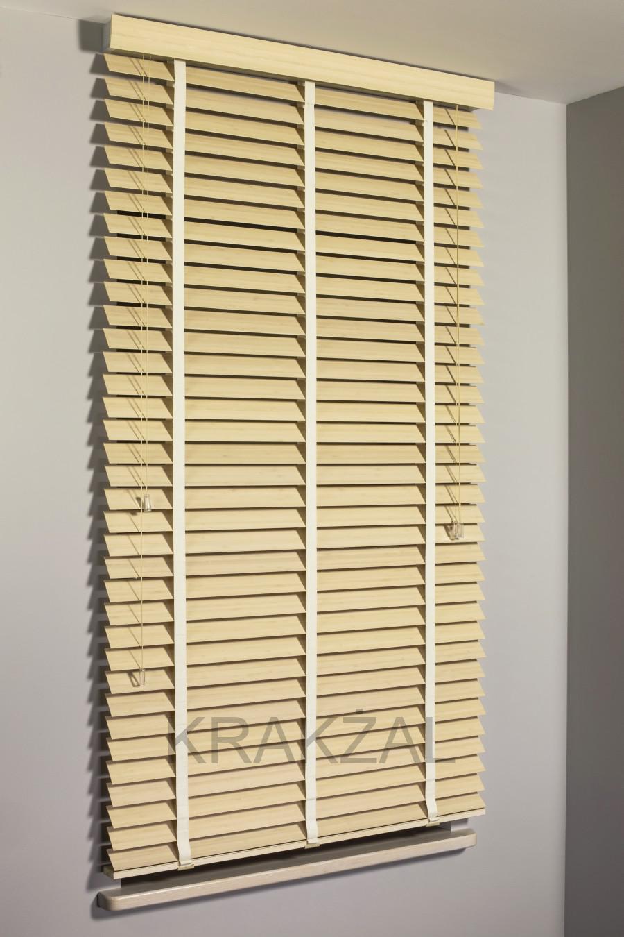Żaluzja bambusowa 50 mm montowana do ściany lub sufitu