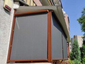 markizy termiczne VMZ – zabudowa balkonu
